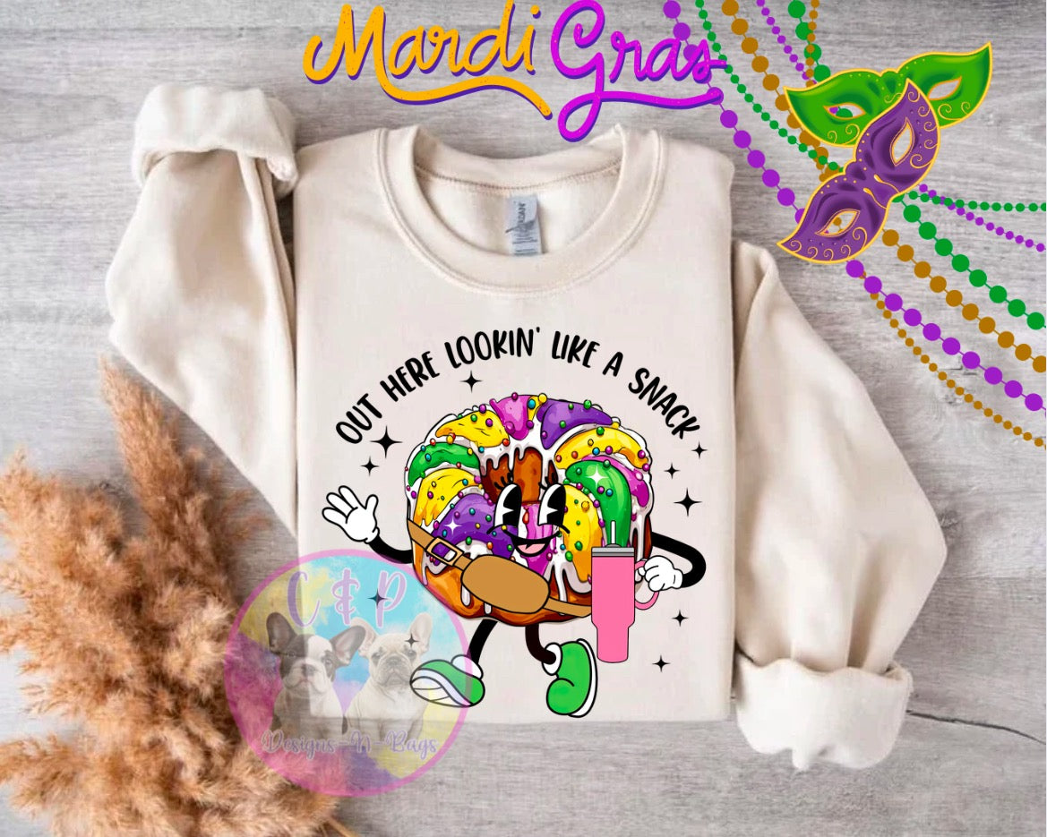 Mardi Gras t shirt or crew