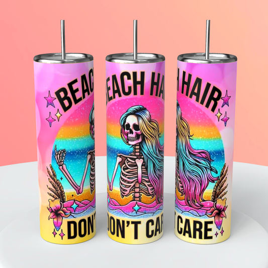 Beach hair tumbler