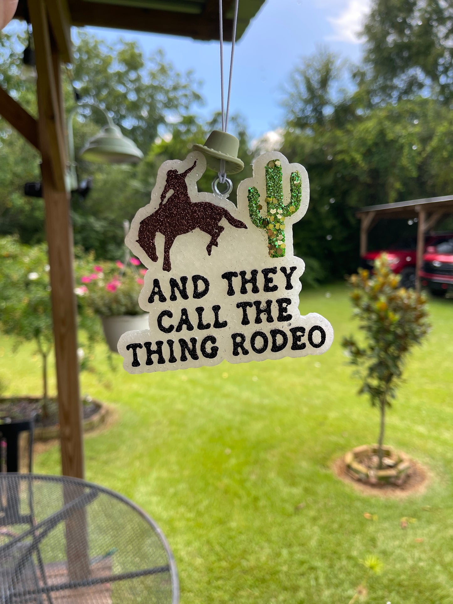 They call the thing rodeo car freshie