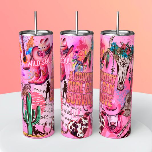 Country girl tumbler