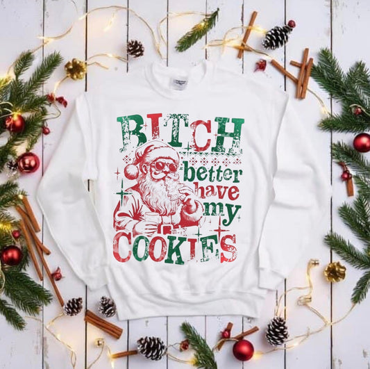 Cookies Christmas t shirt or crew