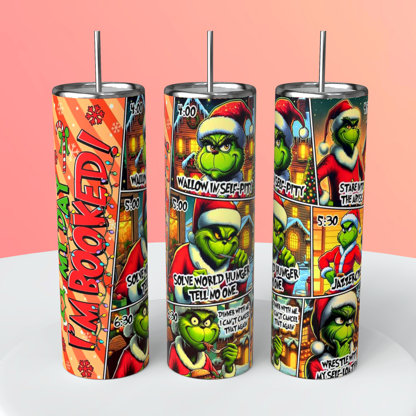 Im booked christmas tumbler