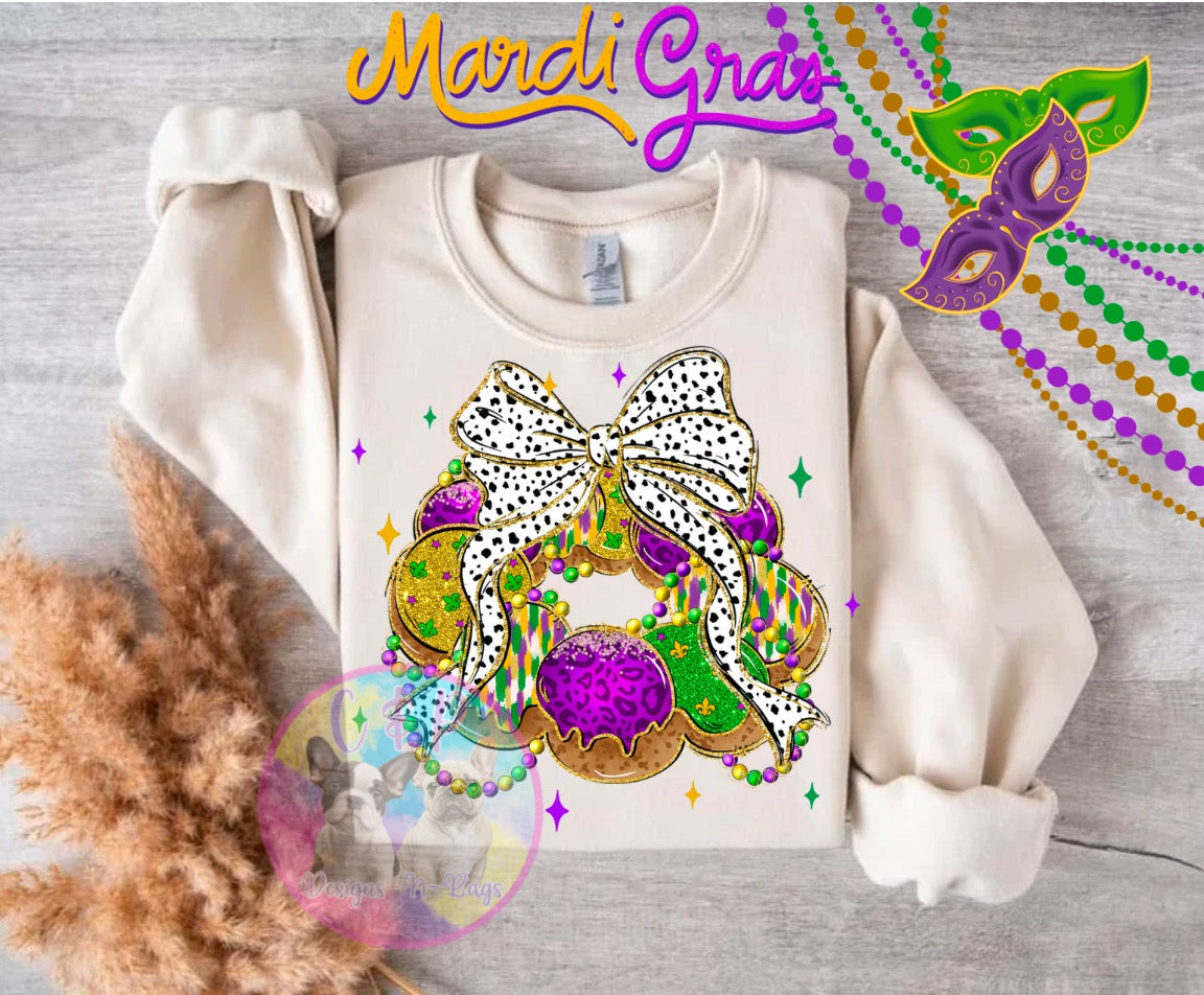 Mardi Gras t shirt or crew