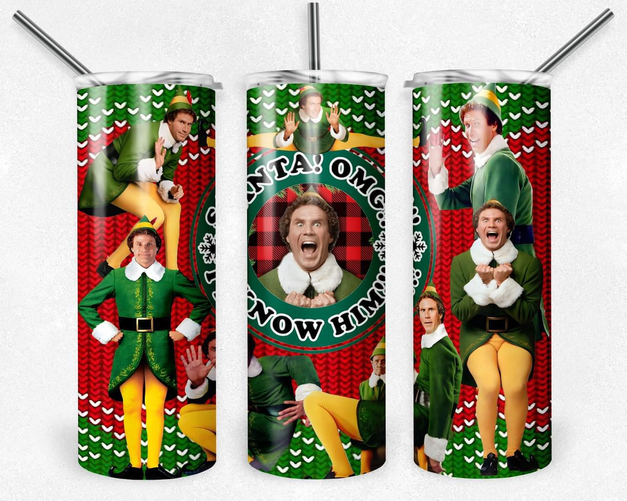 Christmas movie Designs tumbler