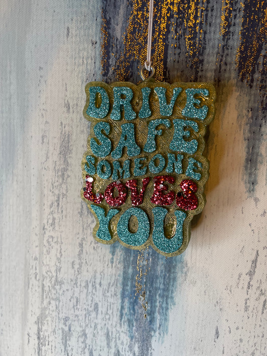 Drive safe car freshie