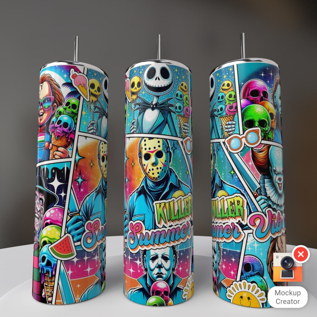 Spooky summer tumbler