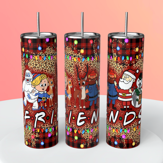 Christmas friends tumbler