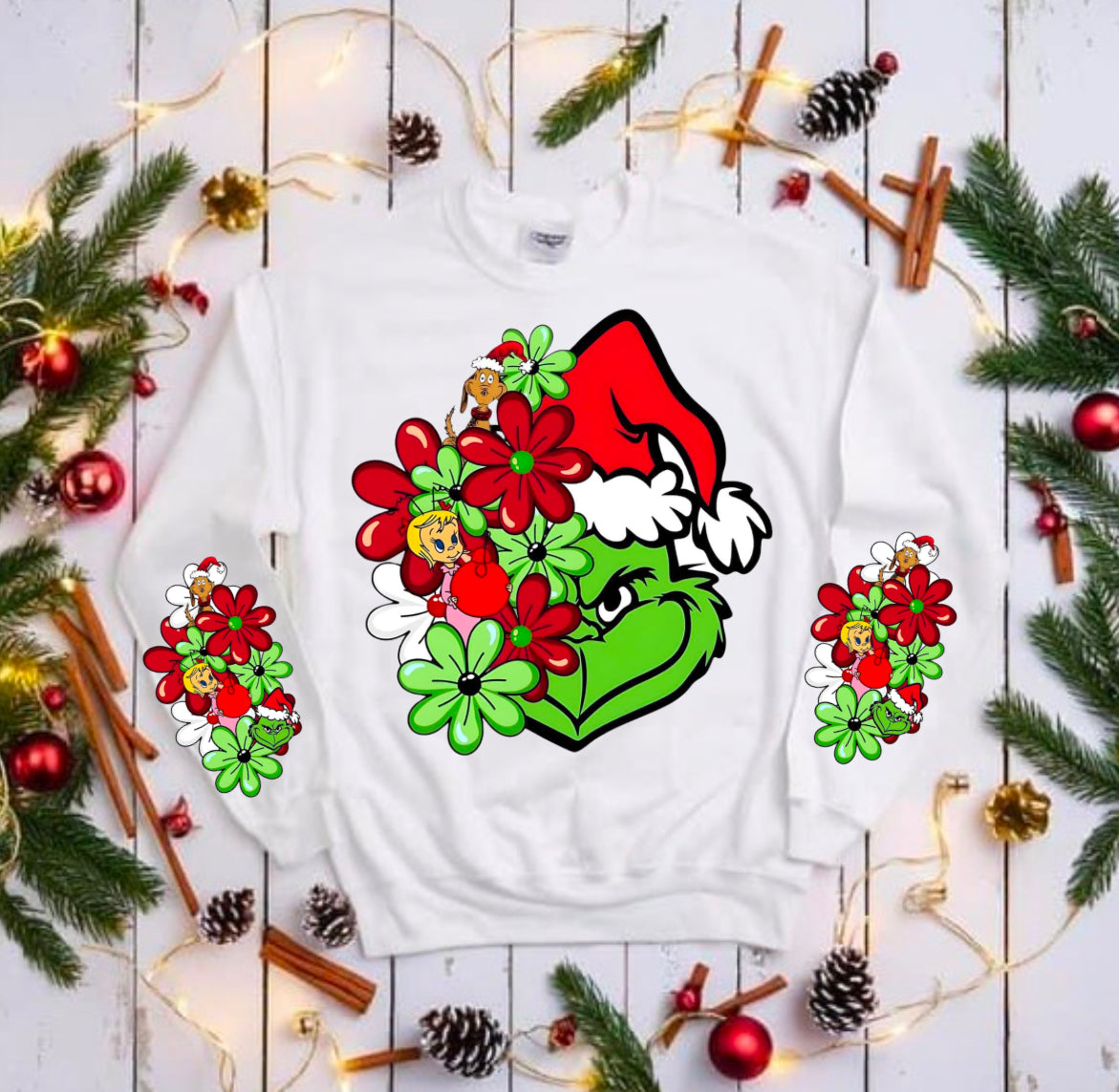 Grinch t shirt or crew