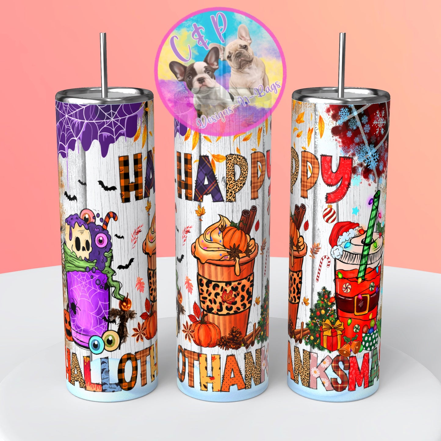 HalloThankMas tumbler