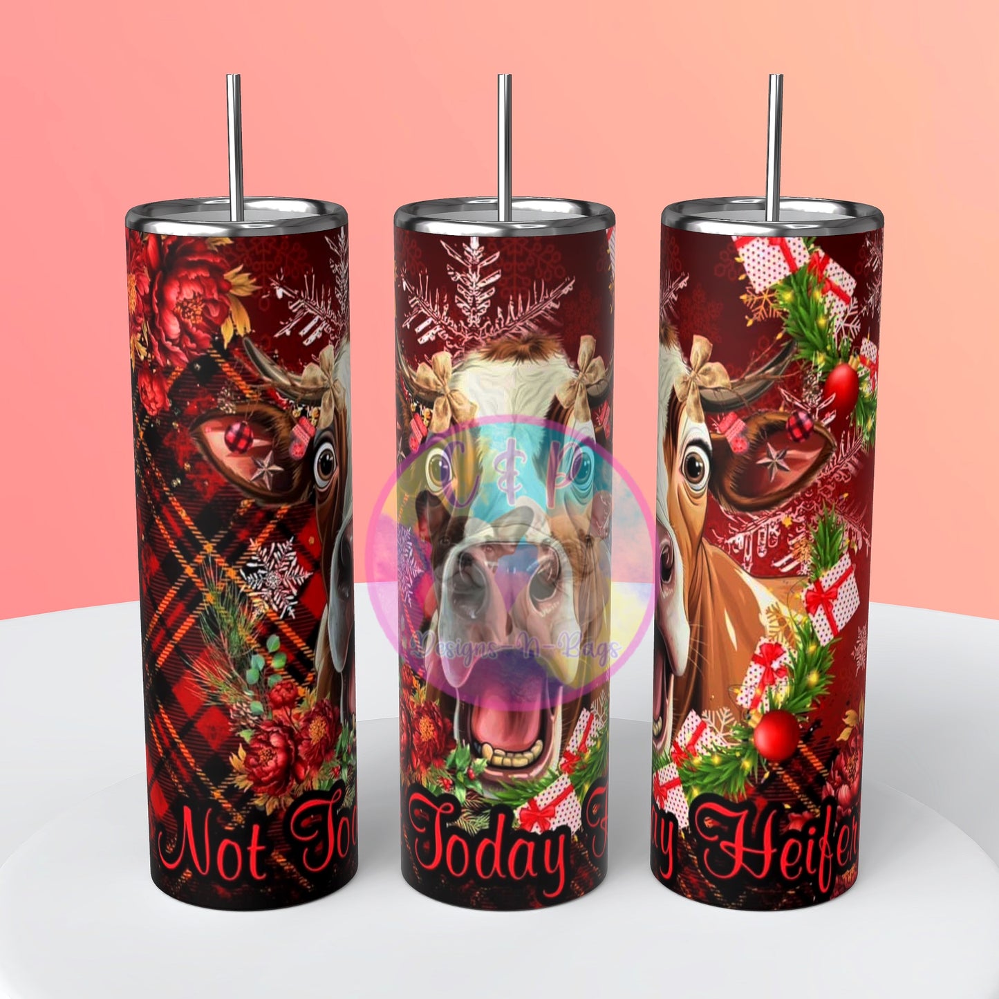 Christmas designs tumbler