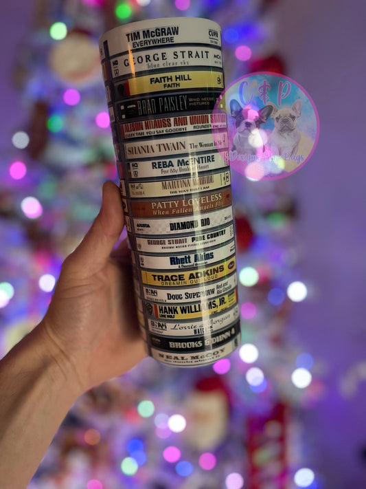 Country tapes tumbler