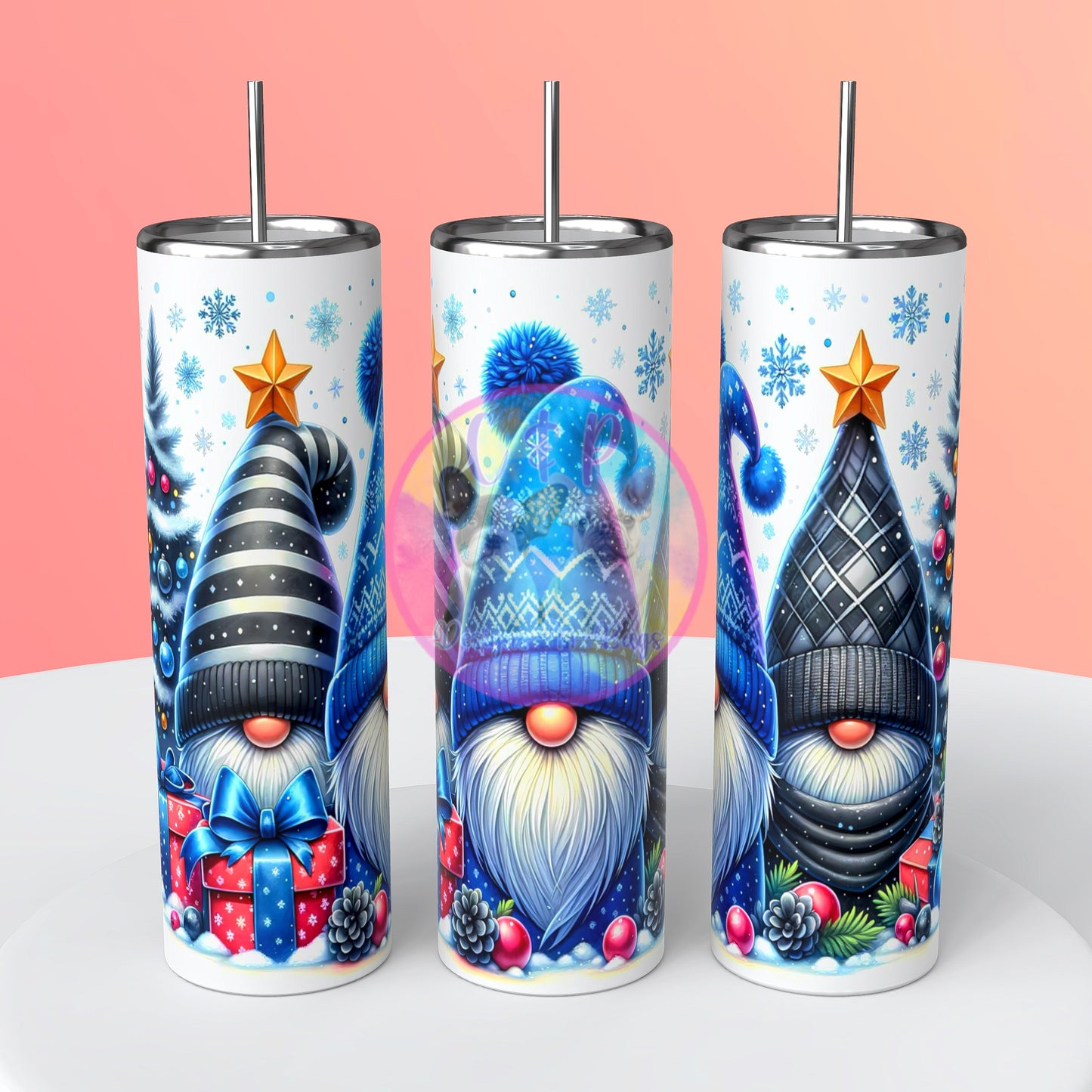 Christmas Gnome Tumblers
