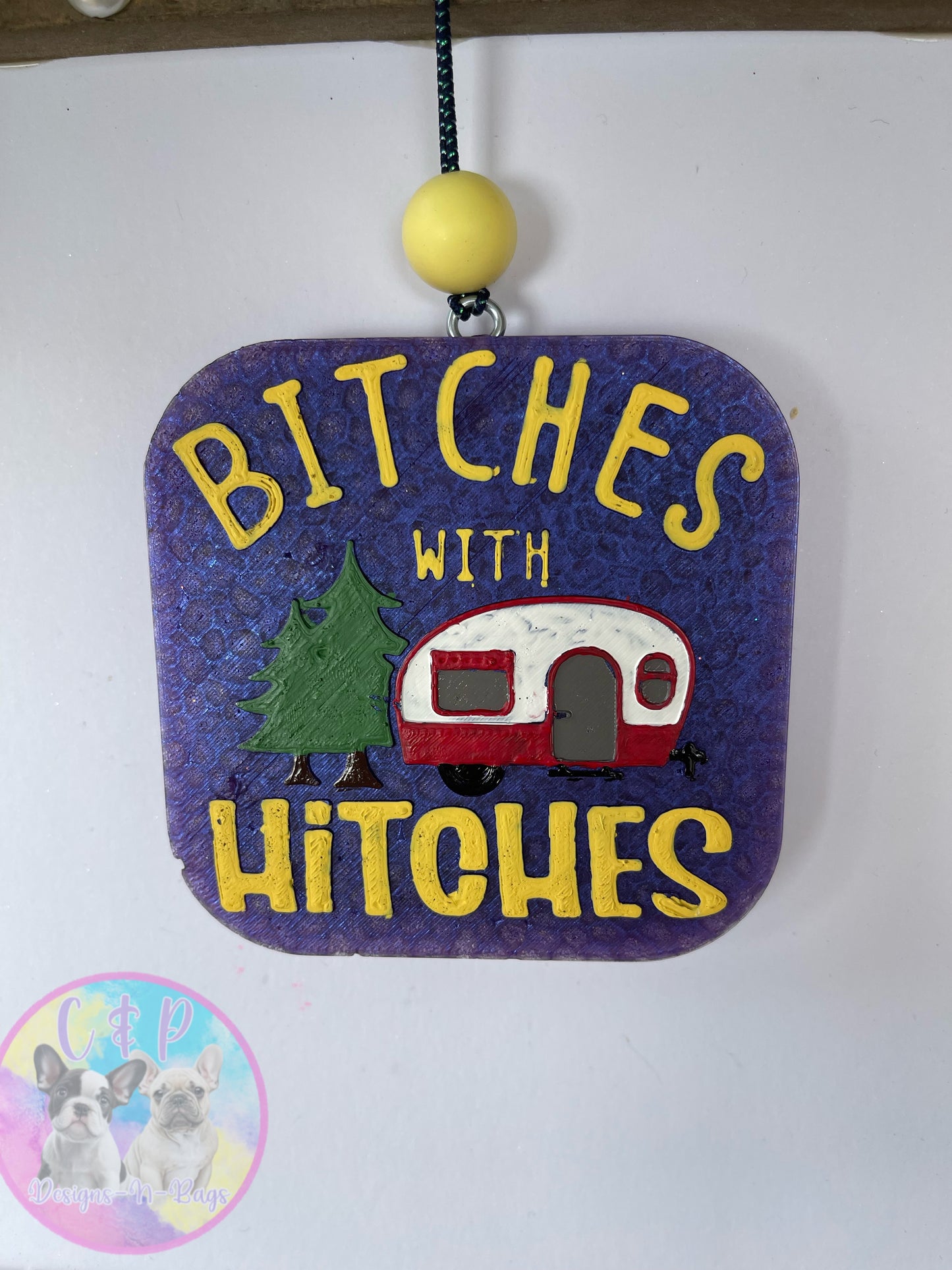 B with hitches camping Car Freshies