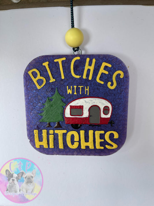 B with hitches camping Car Freshies