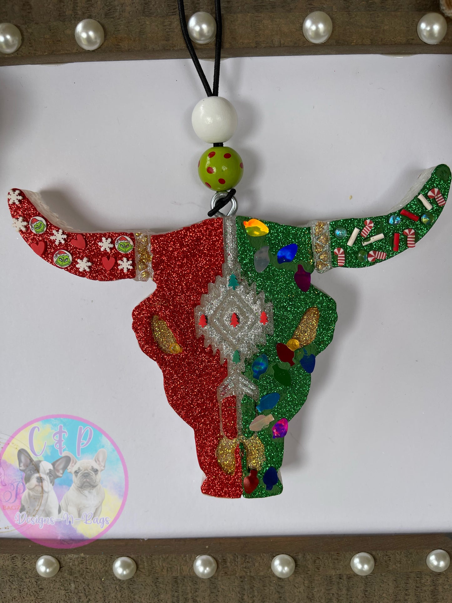 Christmas cow Car Freshies