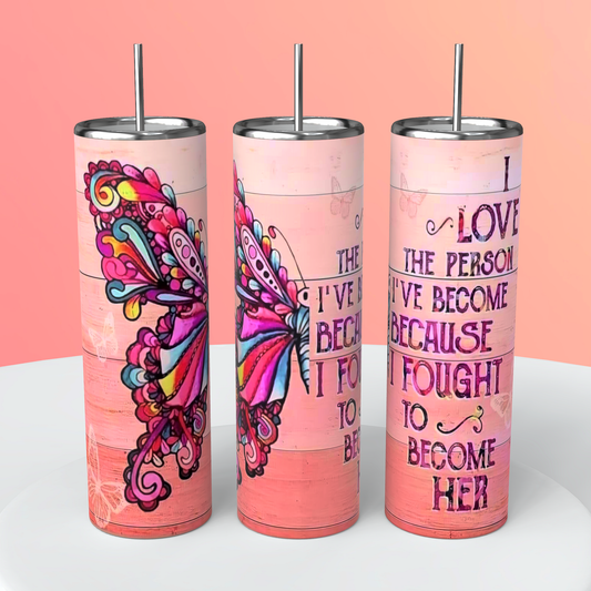 Butterfly inspiration Tumbler