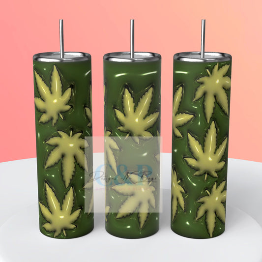 Puff flower tumbler