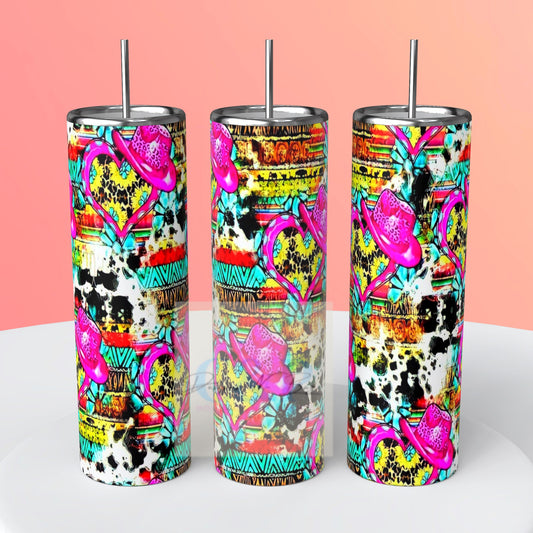 Pink Hat tumbler