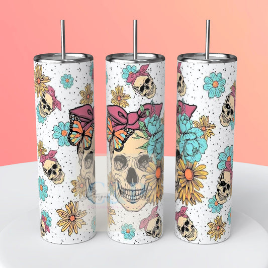 Skeleton bow tumbler