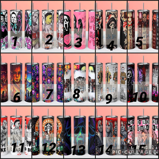 Spooky Designs tumbler