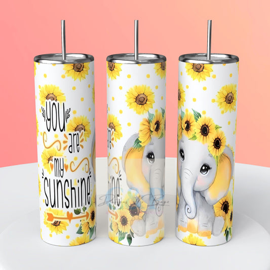 You are my sunshine tumbler