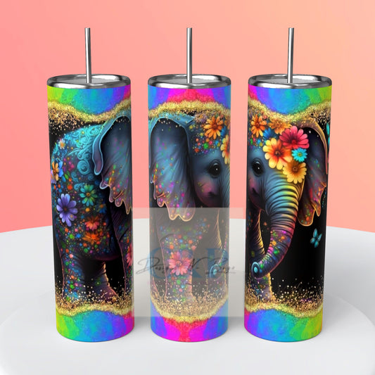 3d elephant tumbler