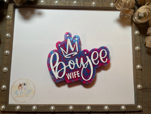 Boujee wife car Freshies