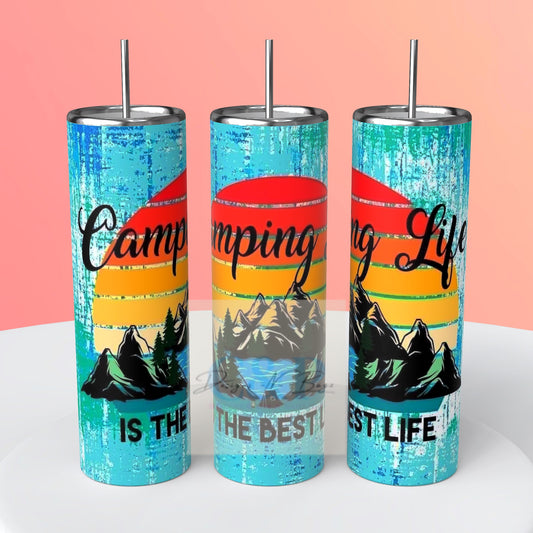 Camping life  tumbler