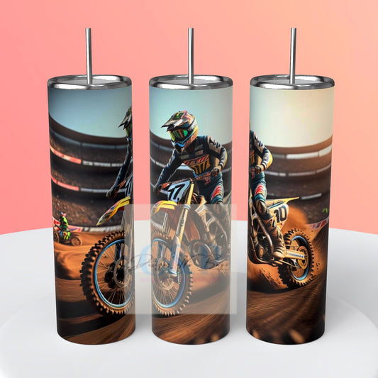 Dirt bike tumbler