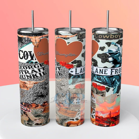 Country cowboy tumbler