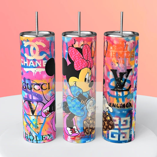 Colorful D tumbler