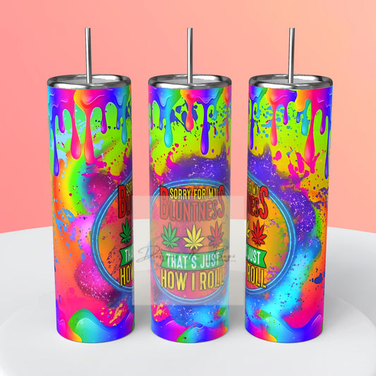 Colorful bluntness tumbler