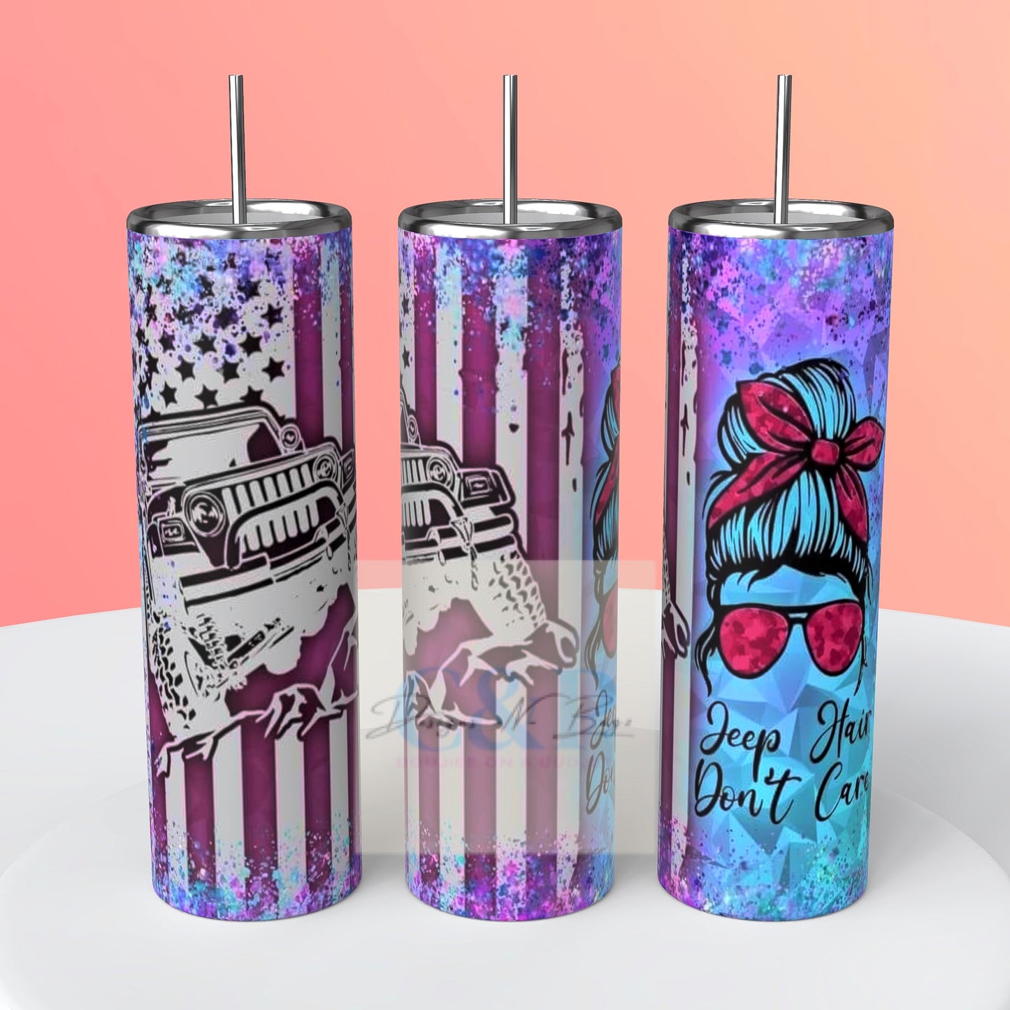 Jeep hair tumbler