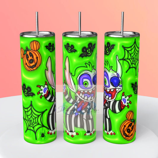Puff stitch tumbler