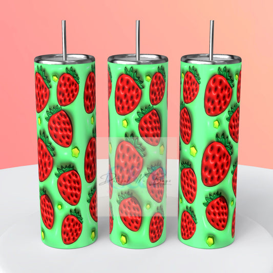 Strawberry tumbler