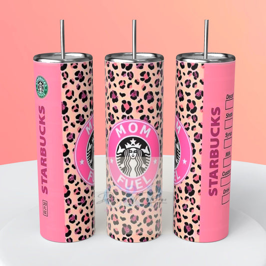Pink mom tumbler