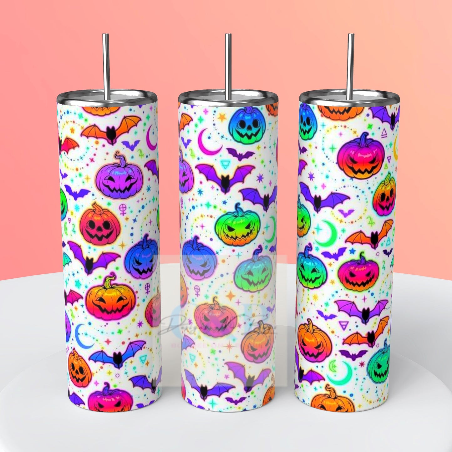 3D Halloween tumbler