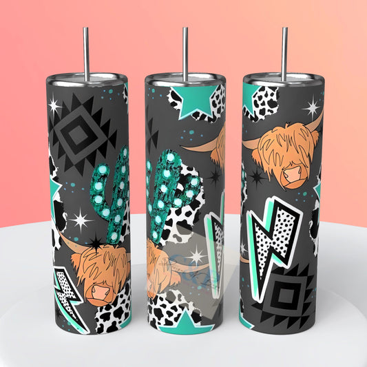 Highland Cow tumbler