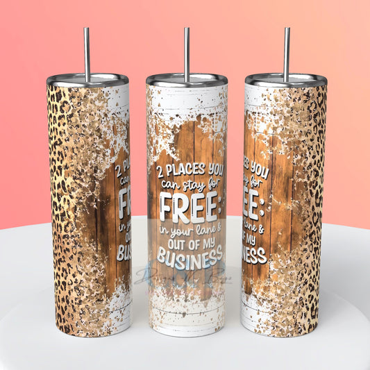 Stay for free tumbler