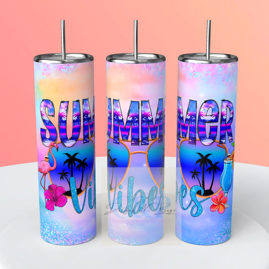 Summer vibes tumbler