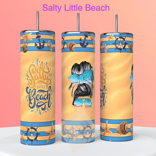Salty Beach Tumbler Sublimation
