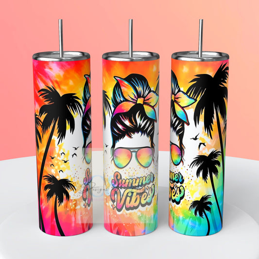 Summer vibes tumbler