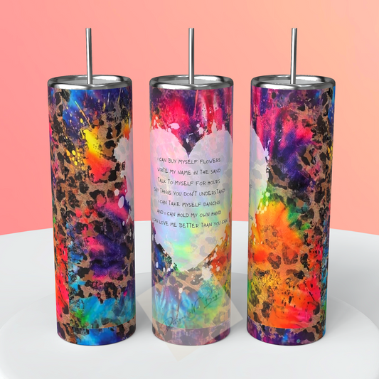 Flowers tumbler